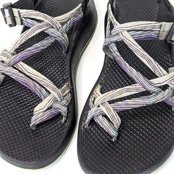 Chaco Womens ZX/2 Sandals Pixel Weave Classic Hiking Outdoor Gorpcore Toe Loop 8 - Picture 5 of 12